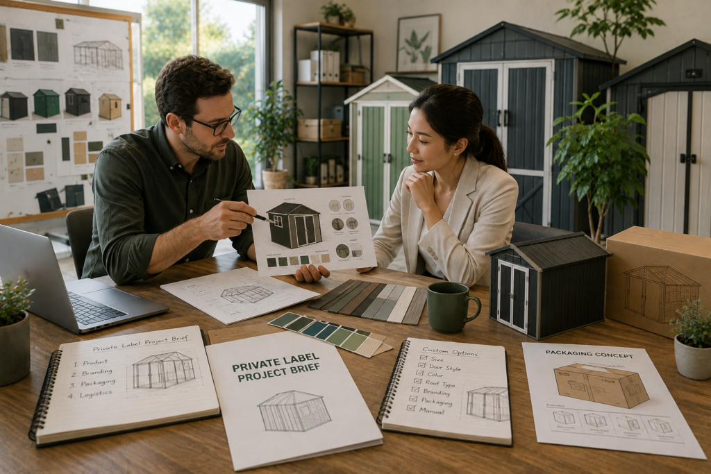 What to Include in a Private Label Garden Shed Project Brief
