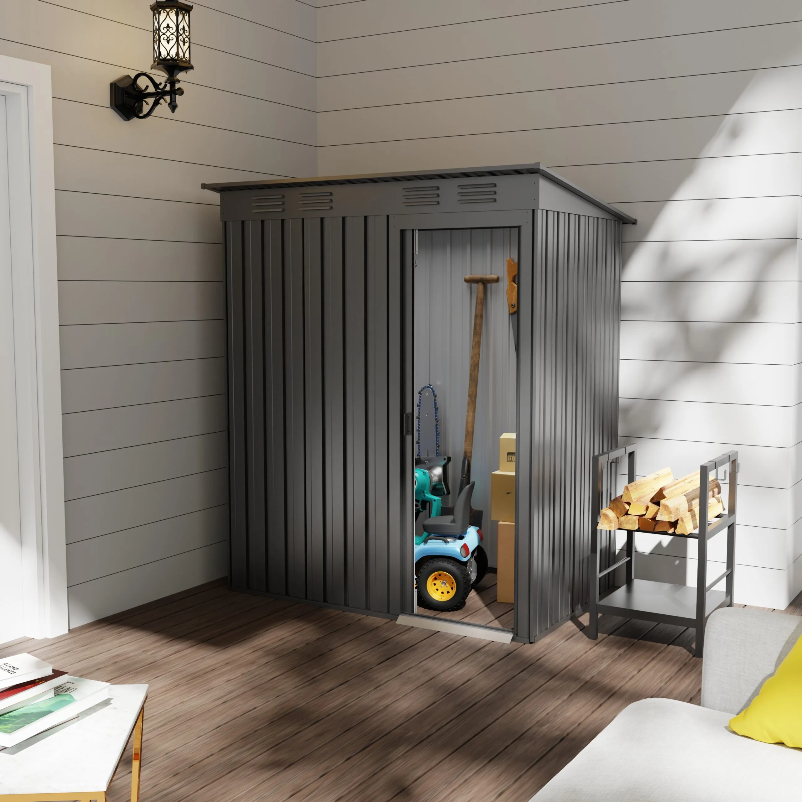 LERYOU metal garden shed manufacturing