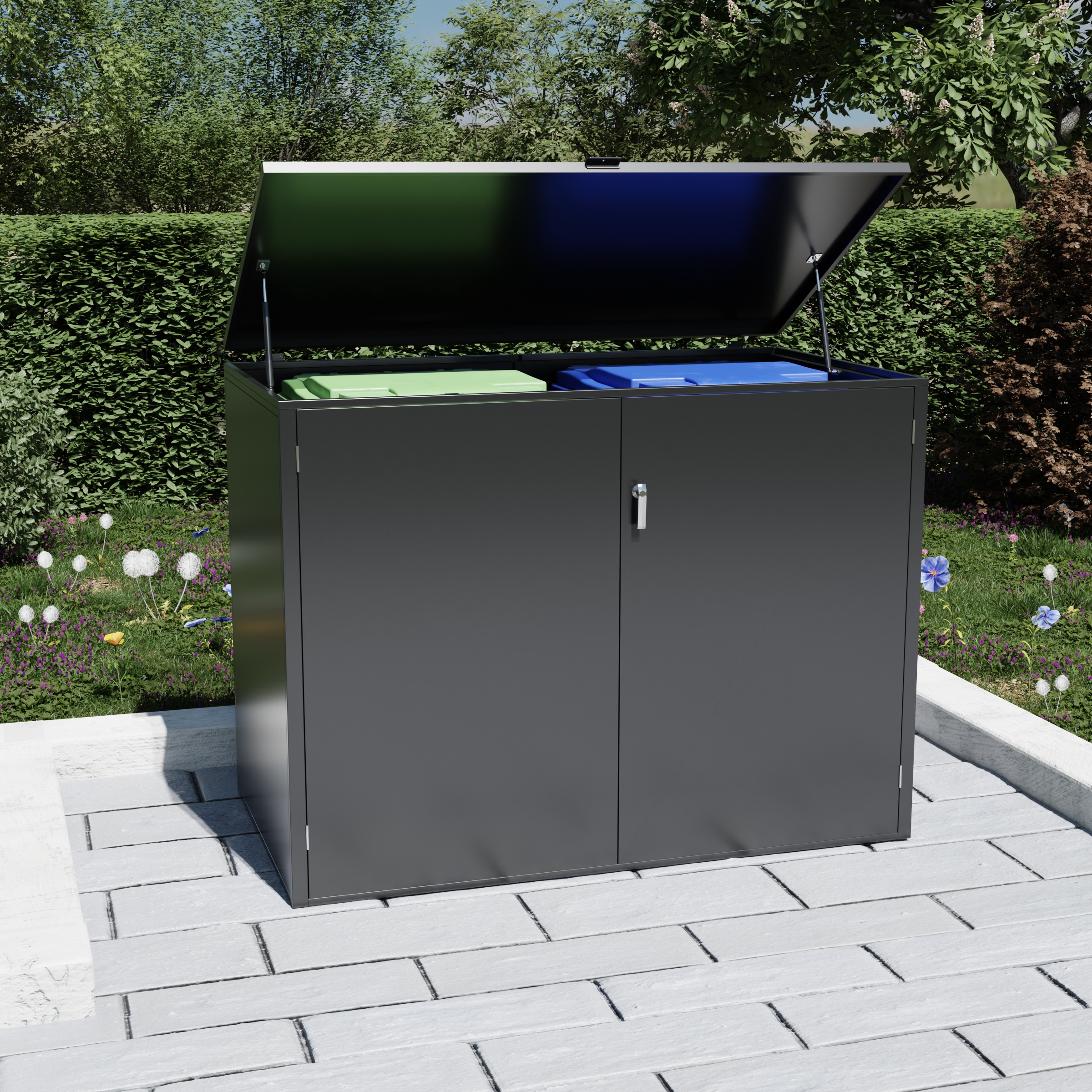 OEM bin storage manufacturer offering outdoor bin storage solutions for professional buyers