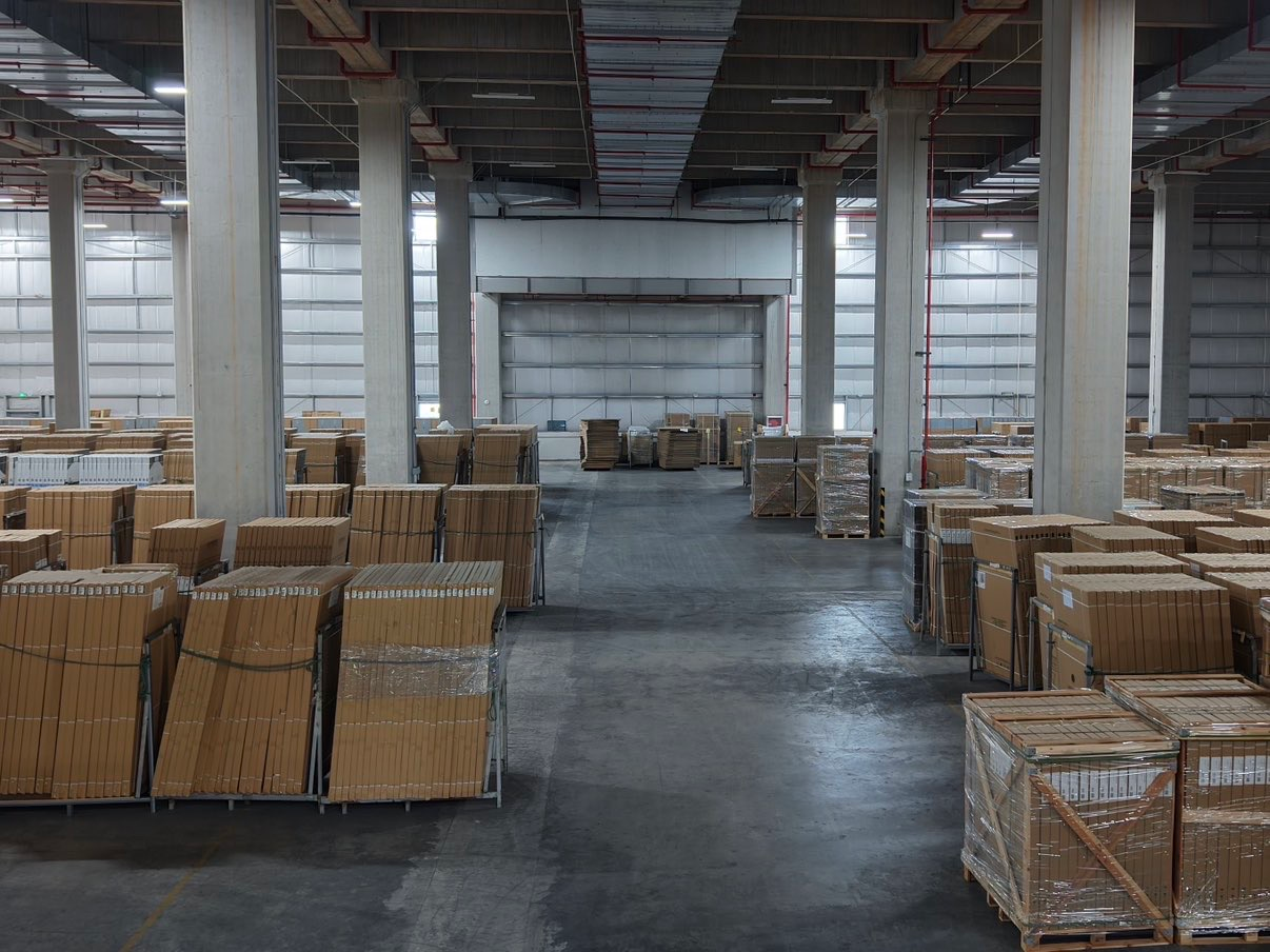 Finished goods warehouse