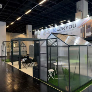 LERYOU greenhouse and outdoor living products displayed at spoga+gafa 2026