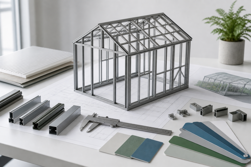 Garden product sample specification packaging and order details being confirmed