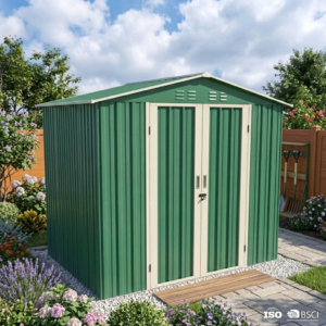 6x5 aluminum garden shed for outdoor storage