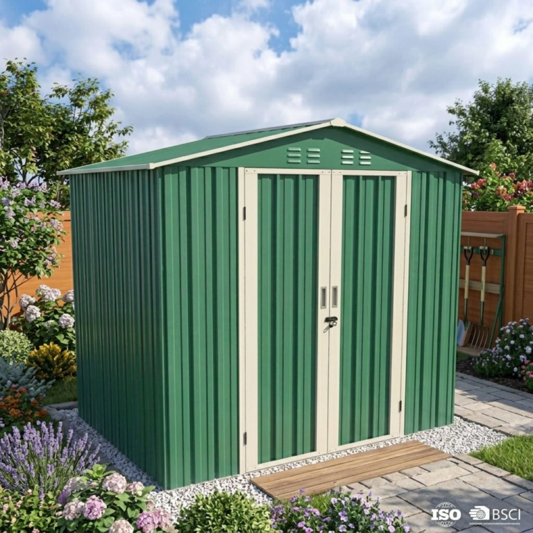 6x5 aluminum garden shed for outdoor storage