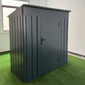 Small heavy-duty garden shed with lock
