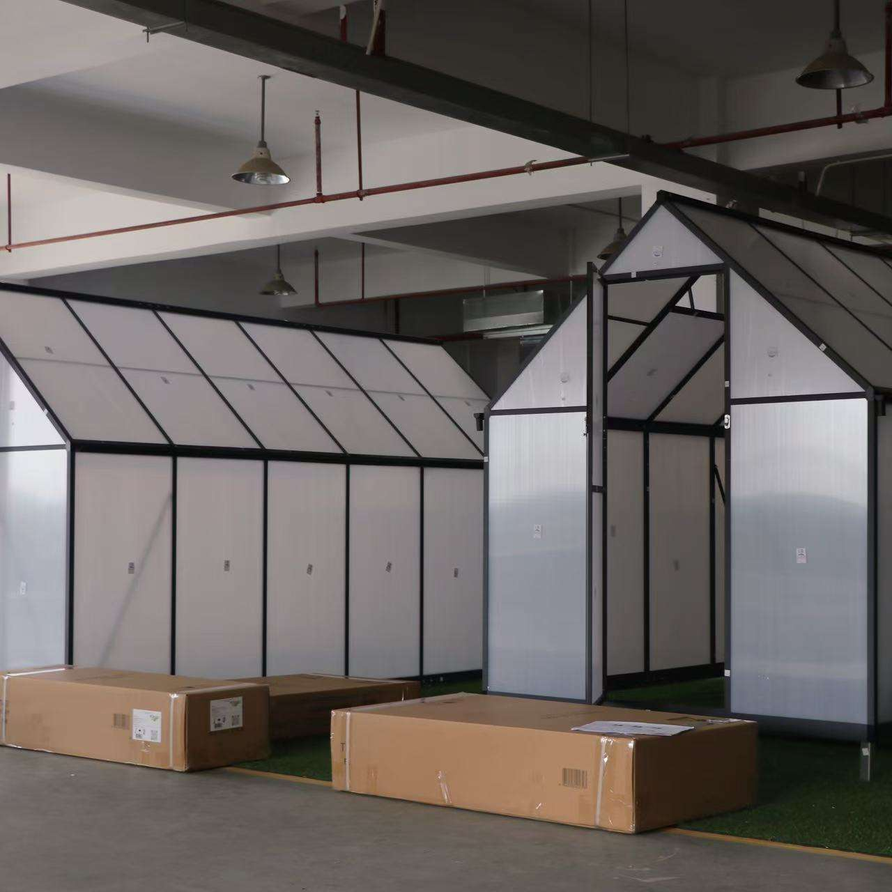 large size aluminum garden greenhouse for outdoor growing