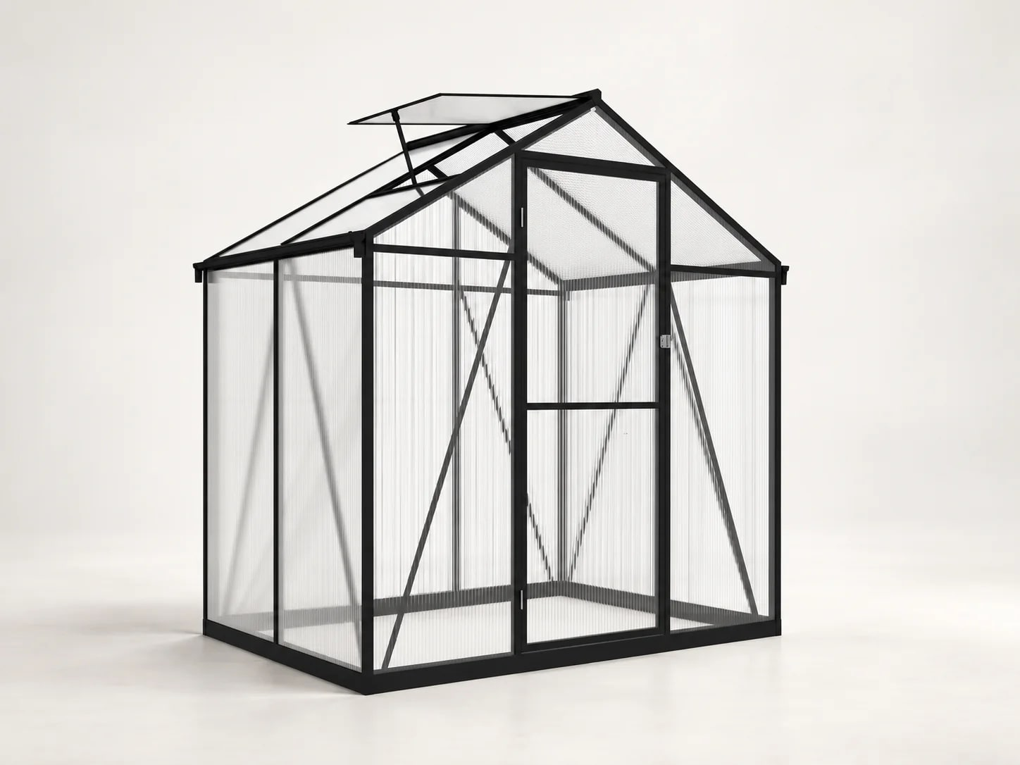 LERYOU freestanding polycarbonate greenhouse