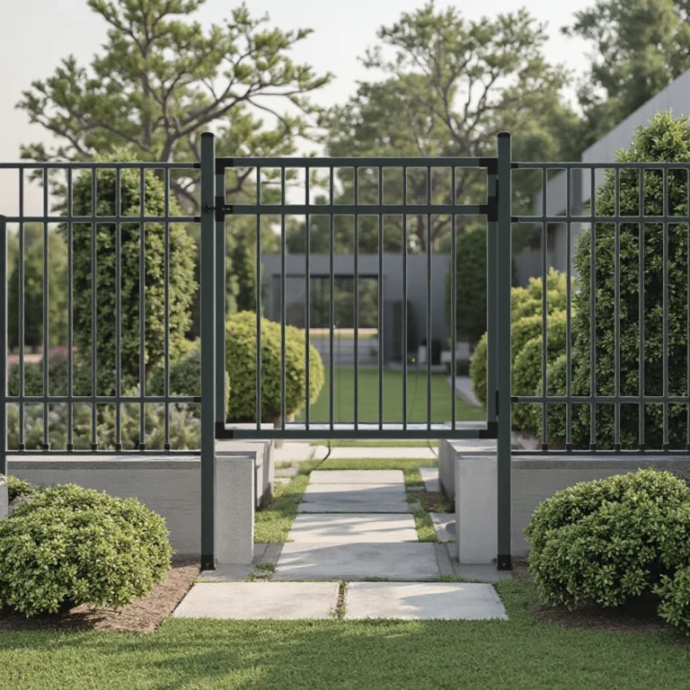 6 ft Aluminium and Steel Picket Security Fence Panels