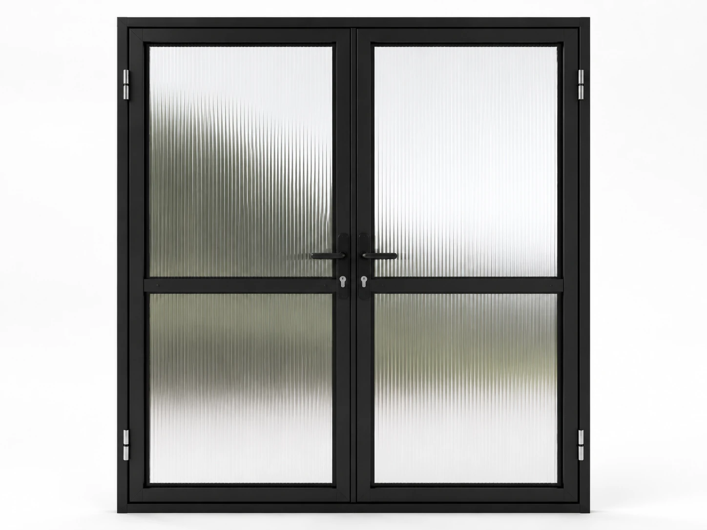 Double opaque glazed door option