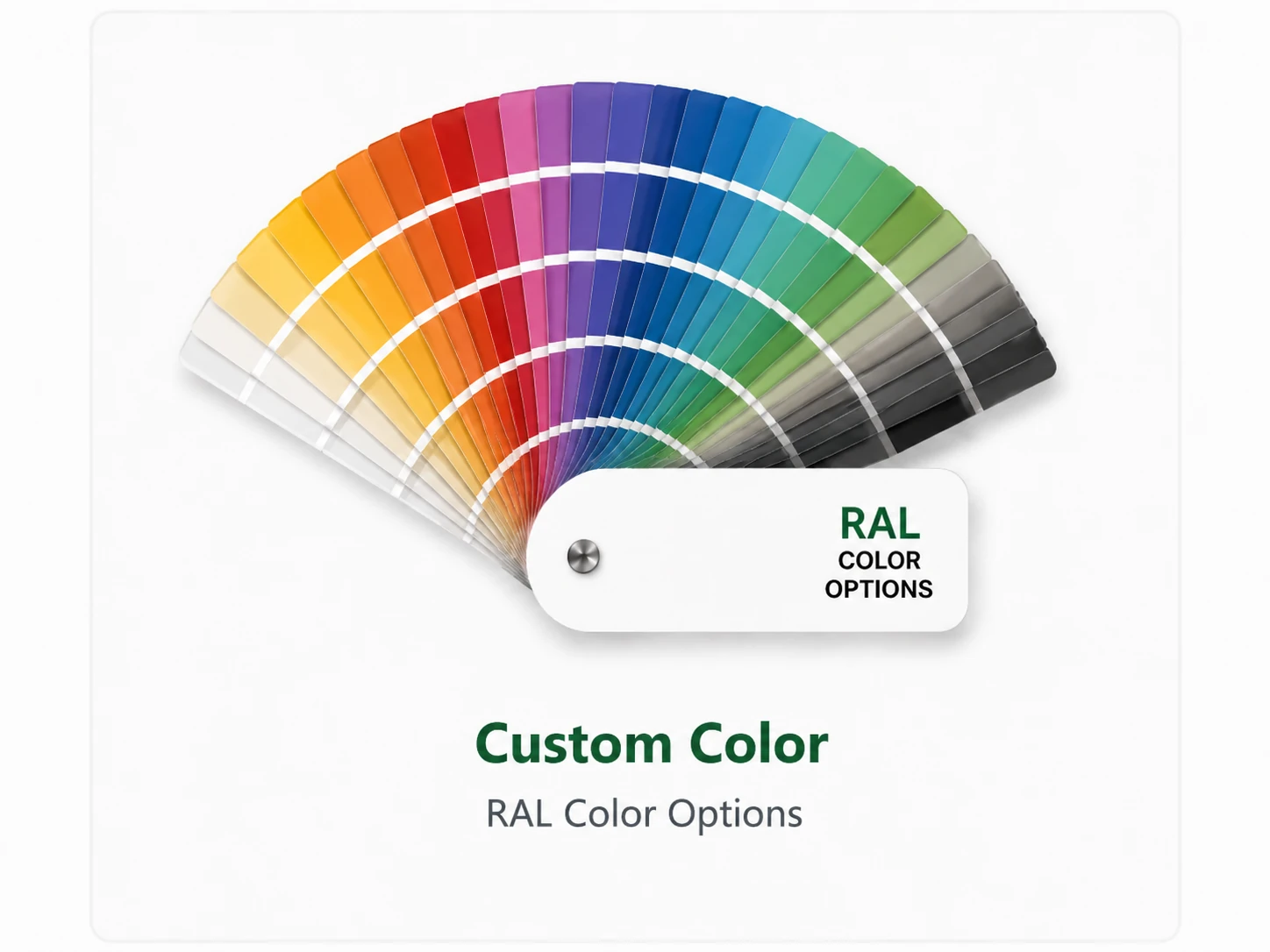RAL custom color options