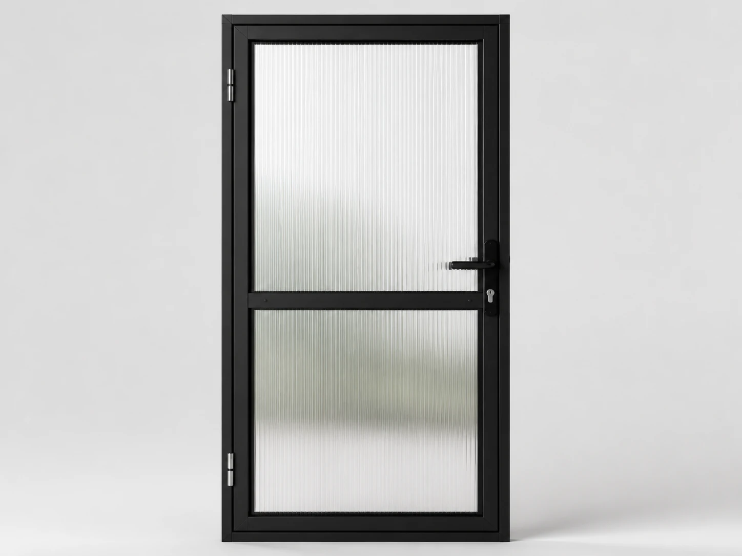Single opaque glazed door option